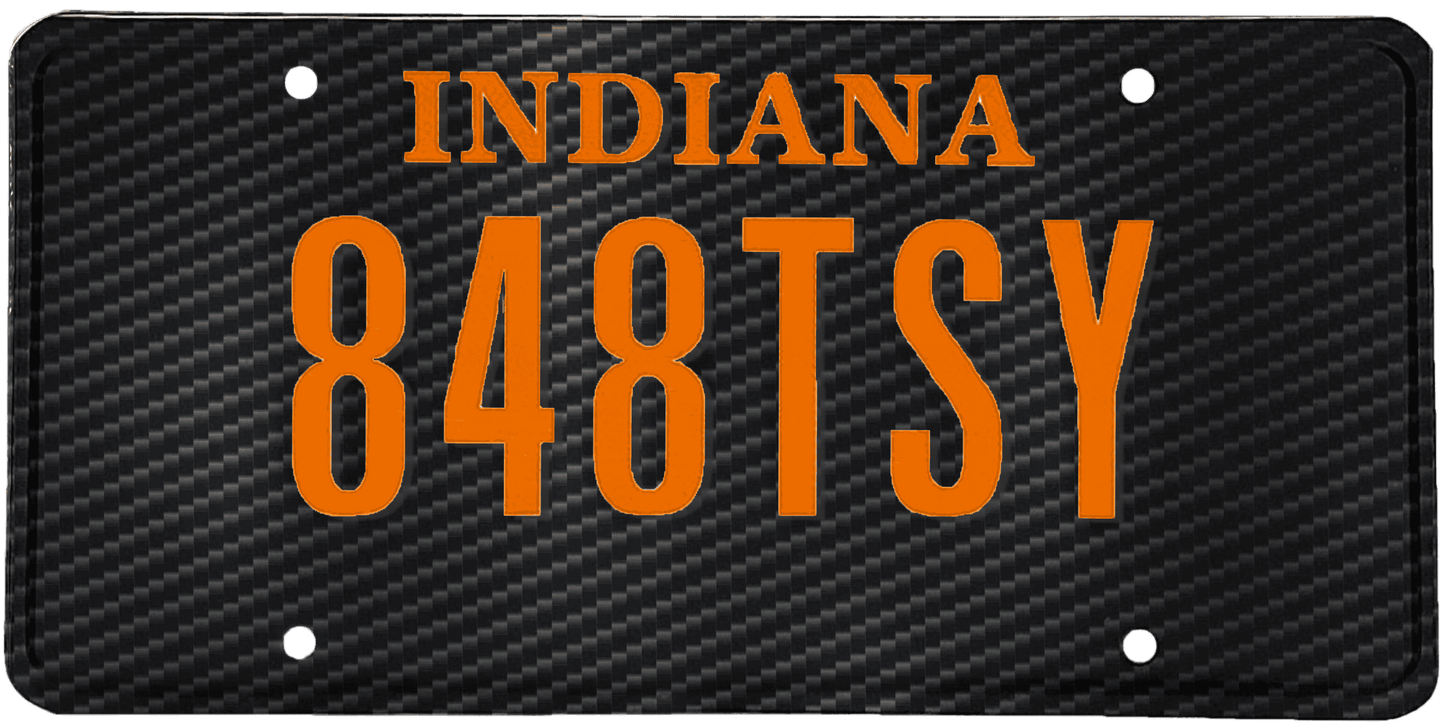 Indiana License Plate Wrap Kit