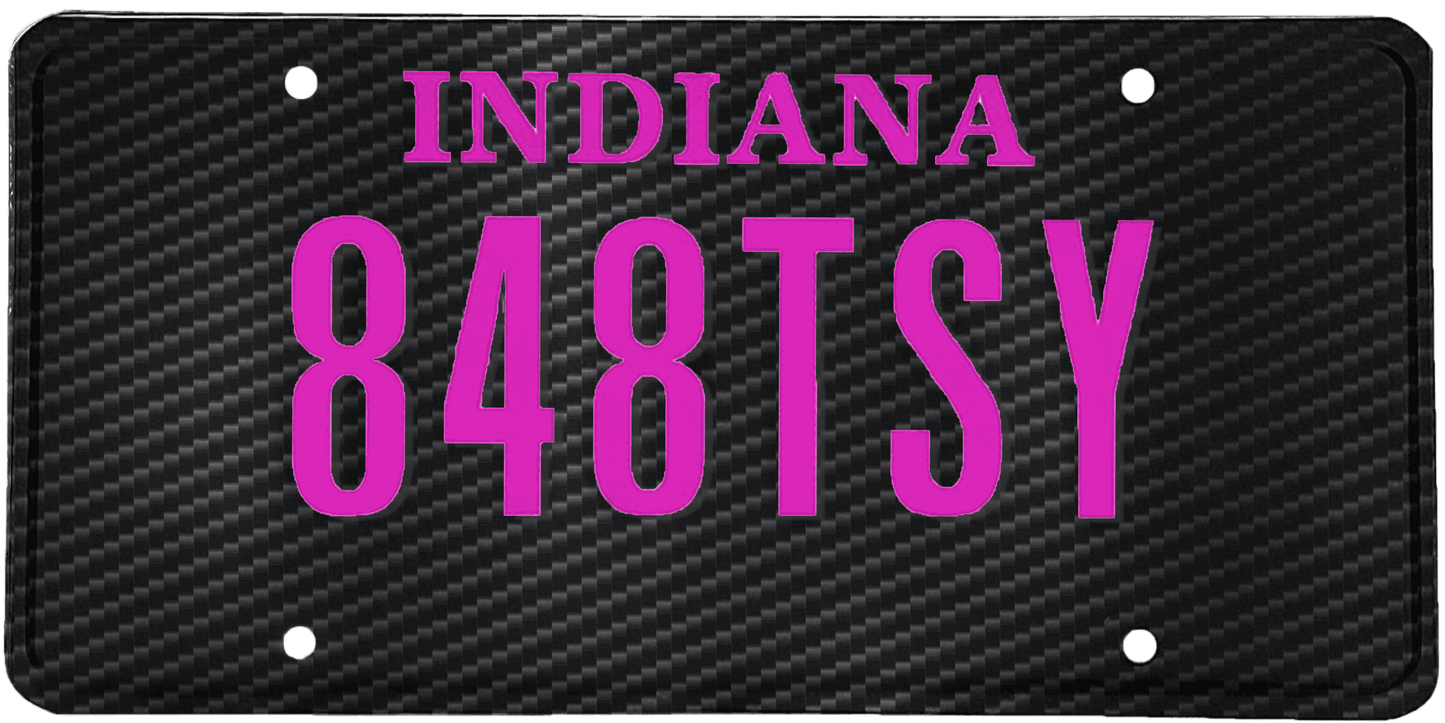 Indiana License Plate Wrap Kit