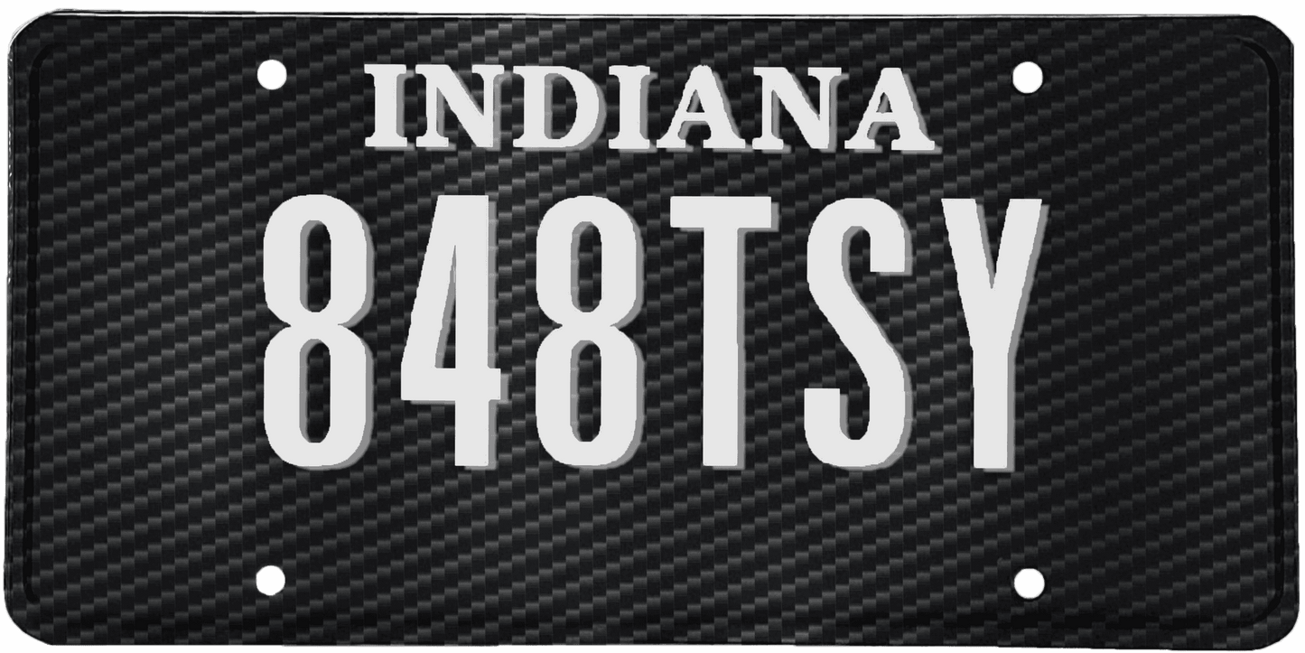 Indiana License Plate Wrap Kit