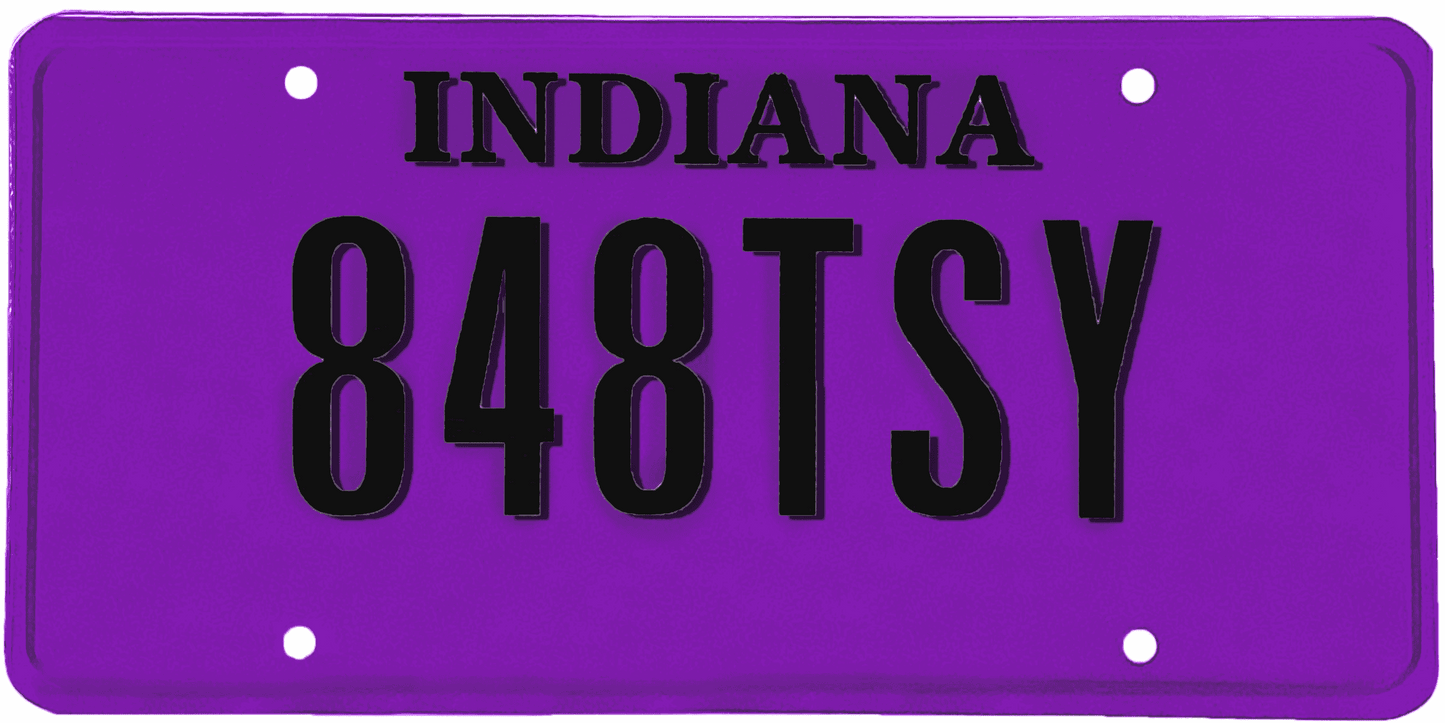 Indiana License Plate Wrap Kit