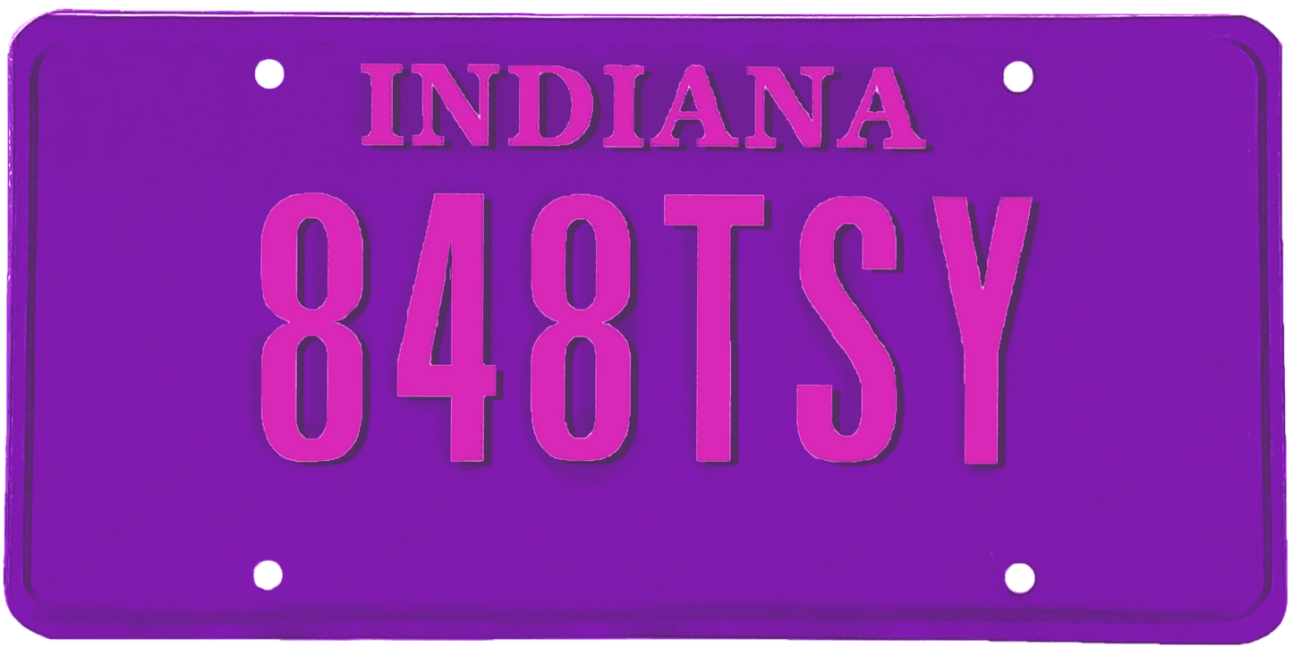 Indiana License Plate Wrap Kit