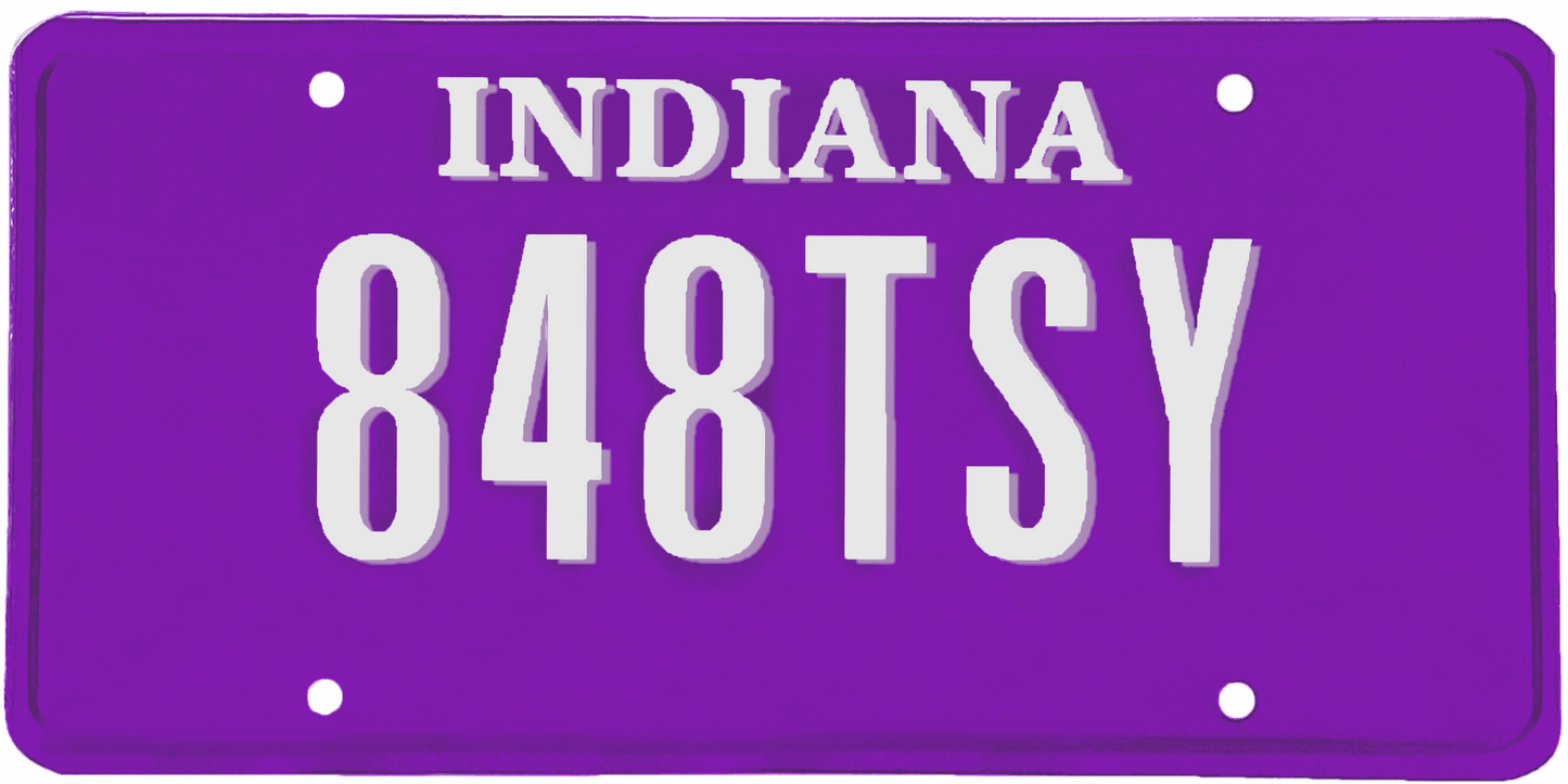 Indiana License Plate Wrap Kit