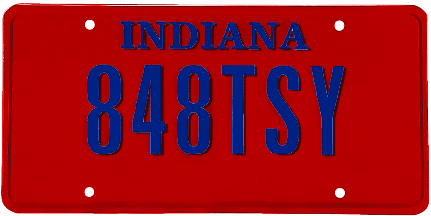 Indiana License Plate Wrap Kit