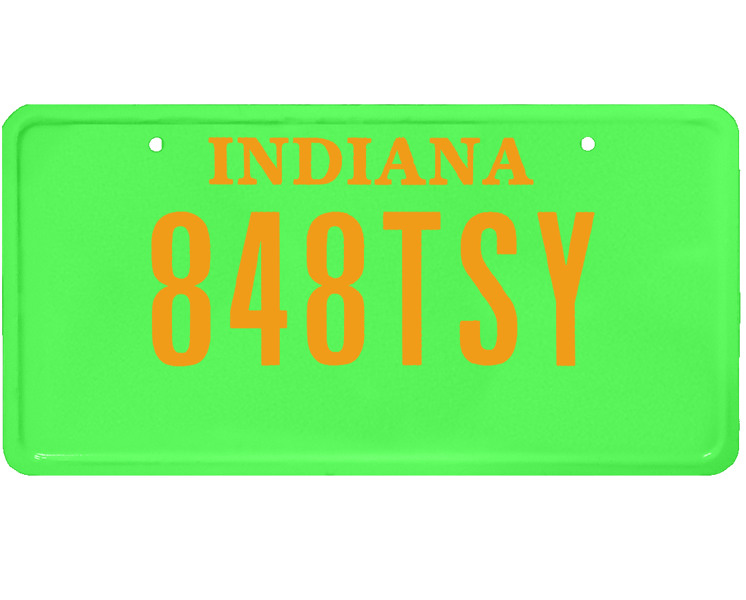 Indiana License Plate Wrap Kit