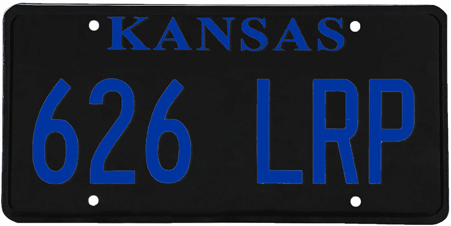 Kansas License Plate Wrap Kit