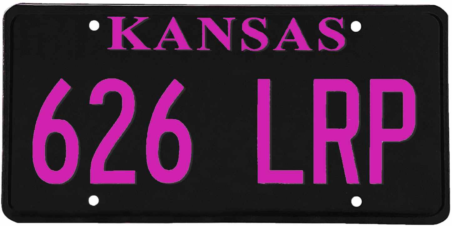 Kansas License Plate Wrap Kit