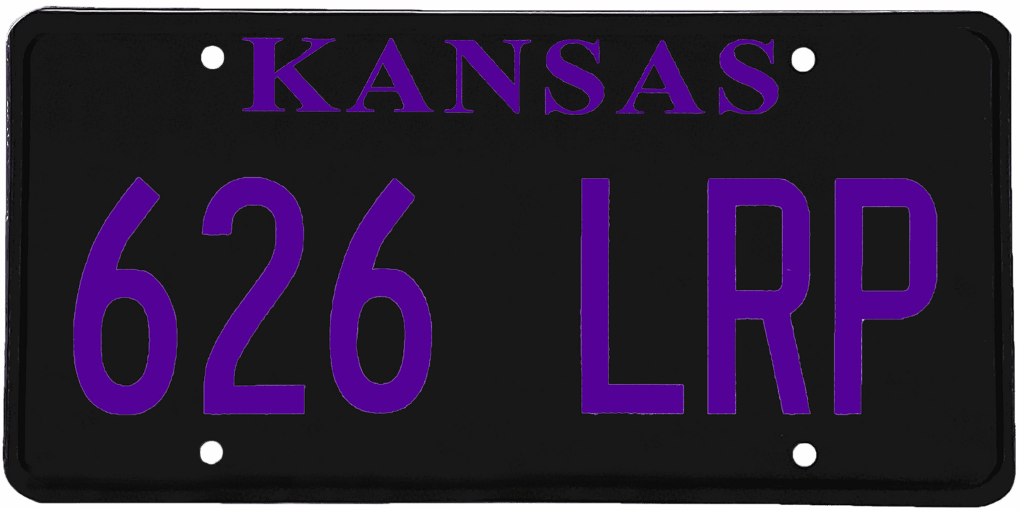 Kansas License Plate Wrap Kit