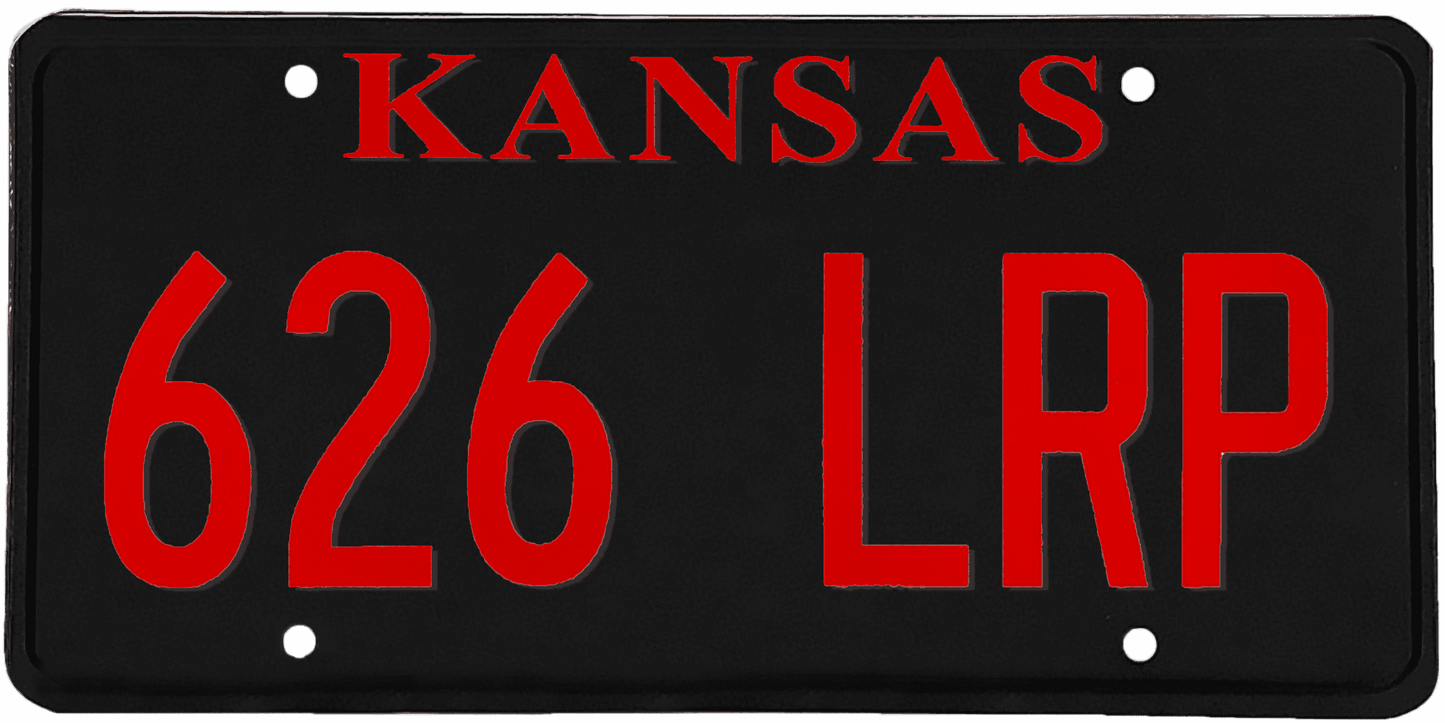 Kansas License Plate Wrap Kit