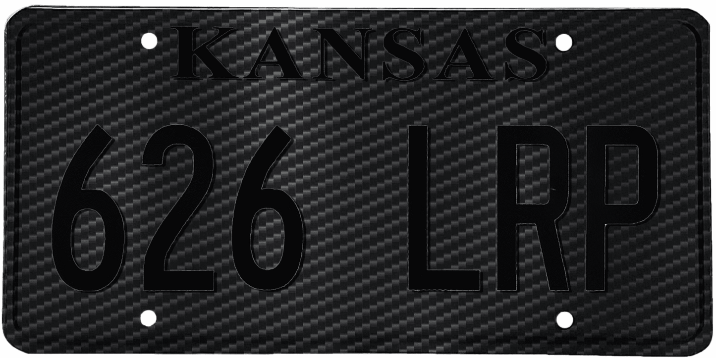 Kansas License Plate Wrap Kit