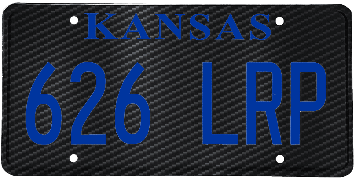 Kansas License Plate Wrap Kit