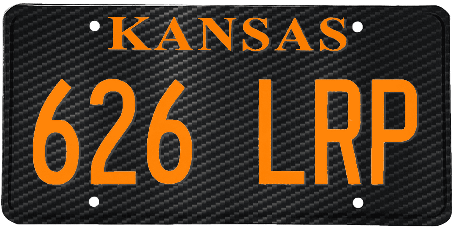 Kansas License Plate Wrap Kit