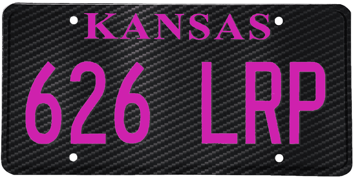 Kansas License Plate Wrap Kit