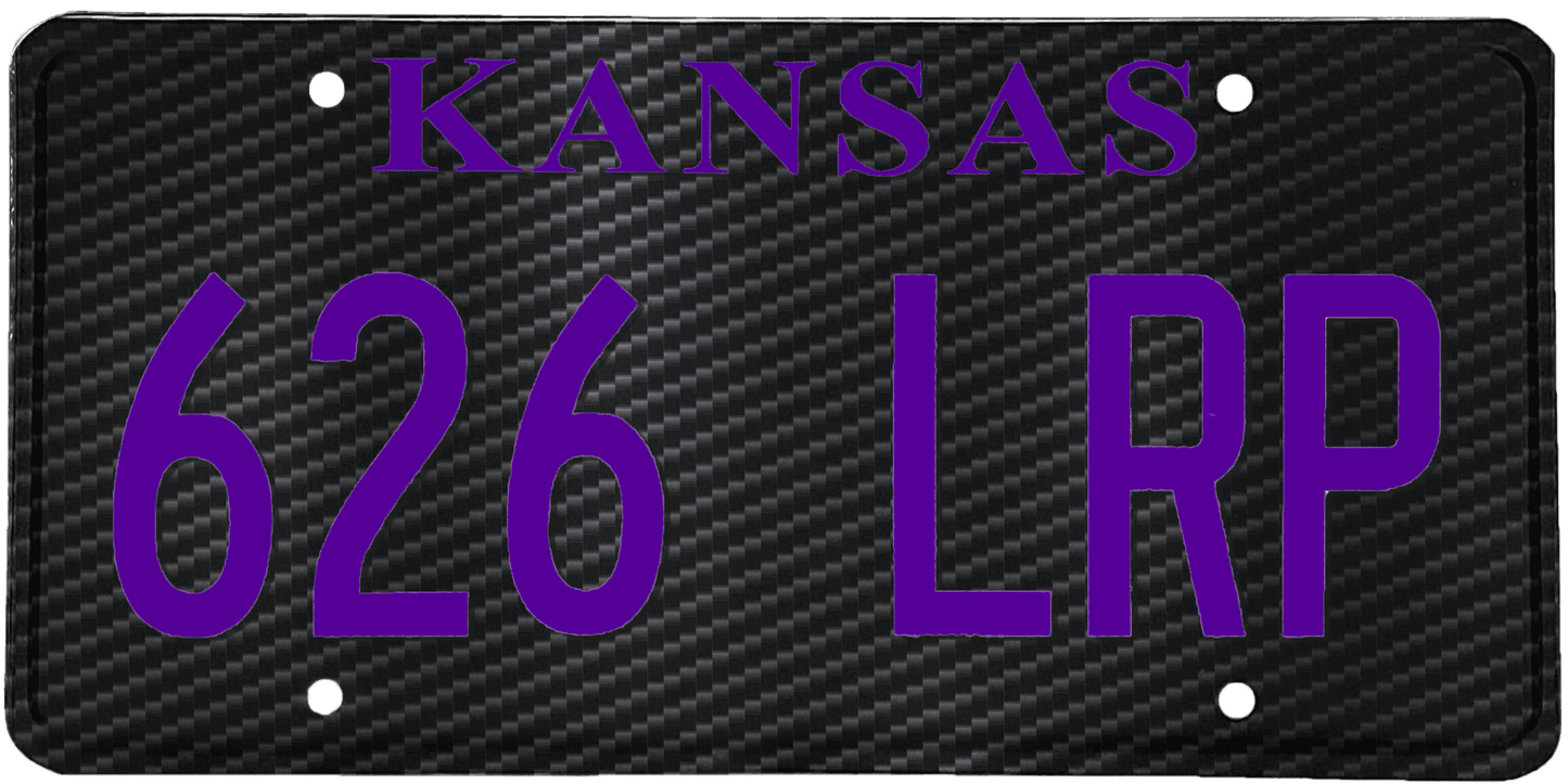 Kansas License Plate Wrap Kit