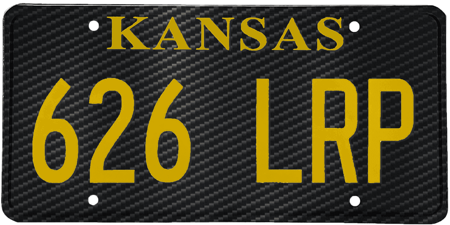 Kansas License Plate Wrap Kit