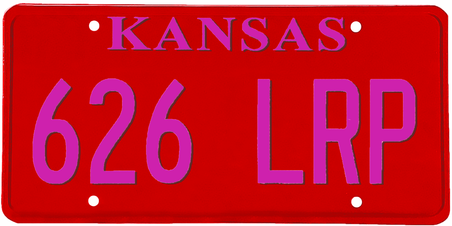 Kansas License Plate Wrap Kit