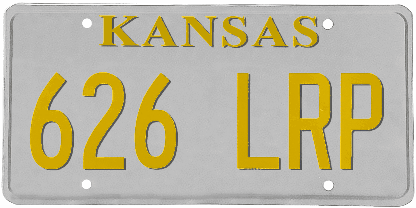 Kansas License Plate Wrap Kit