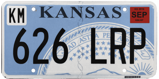 Kansas License Plate Wrap Kit