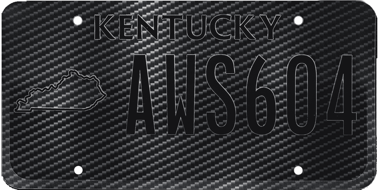 Kentucky License Plate Wrap Kit