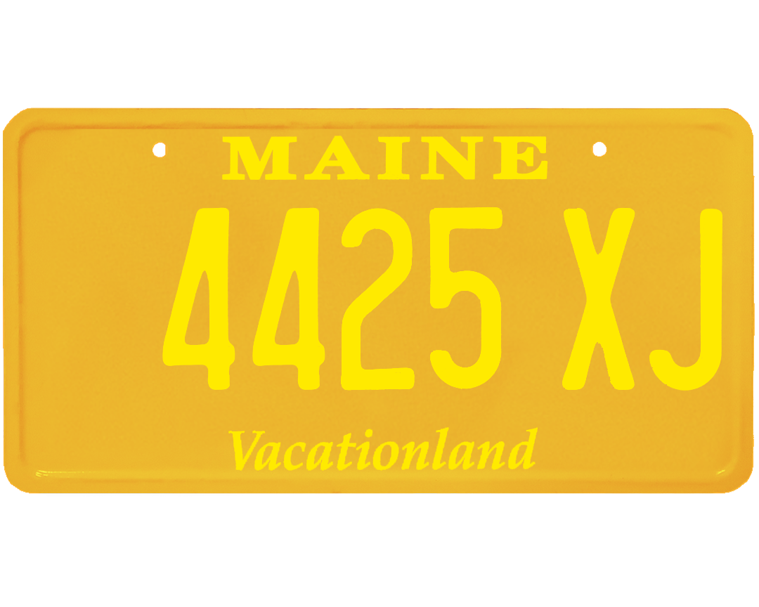 Maine License Plate Wrap Kit