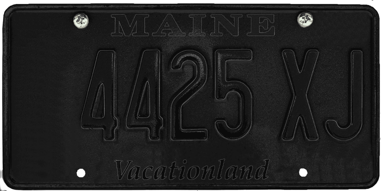 Maine License Plate Wrap Kit