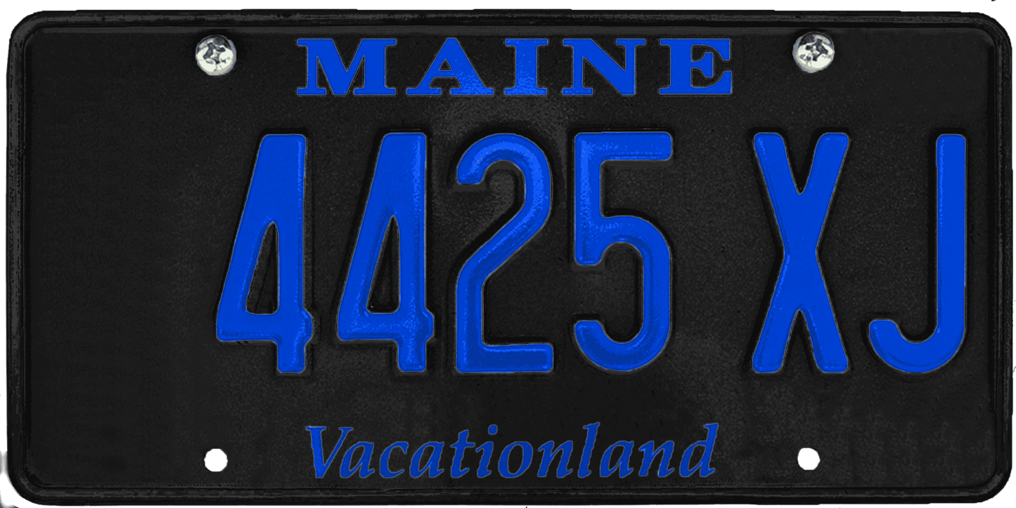 Maine License Plate Wrap Kit