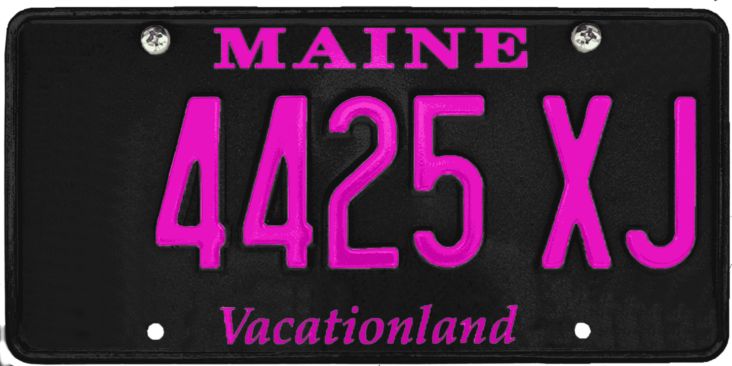 Maine License Plate Wrap Kit