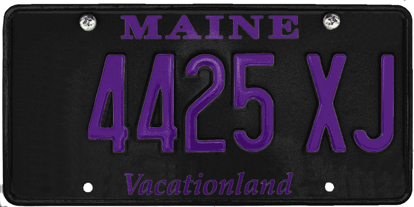 Maine License Plate Wrap Kit