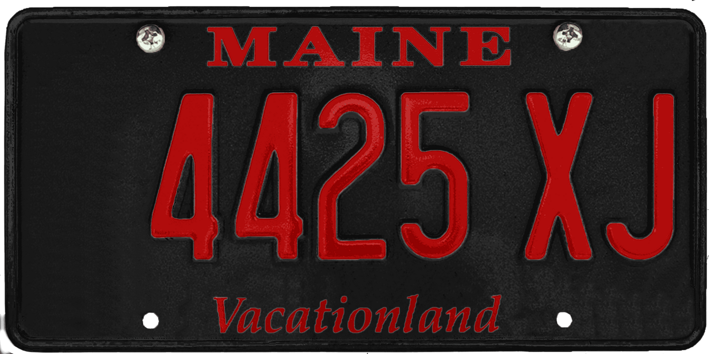 Maine License Plate Wrap Kit