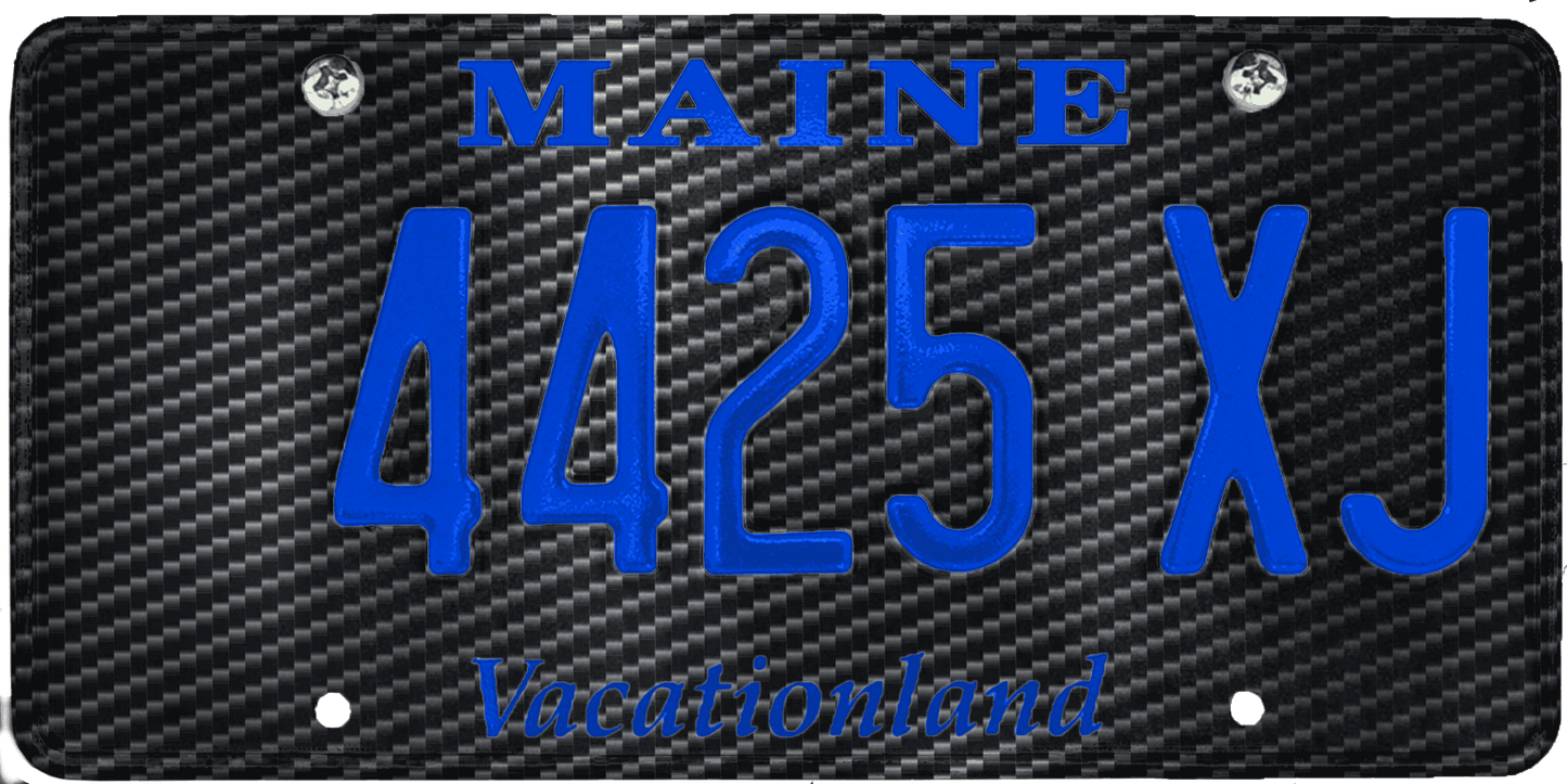 Maine License Plate Wrap Kit