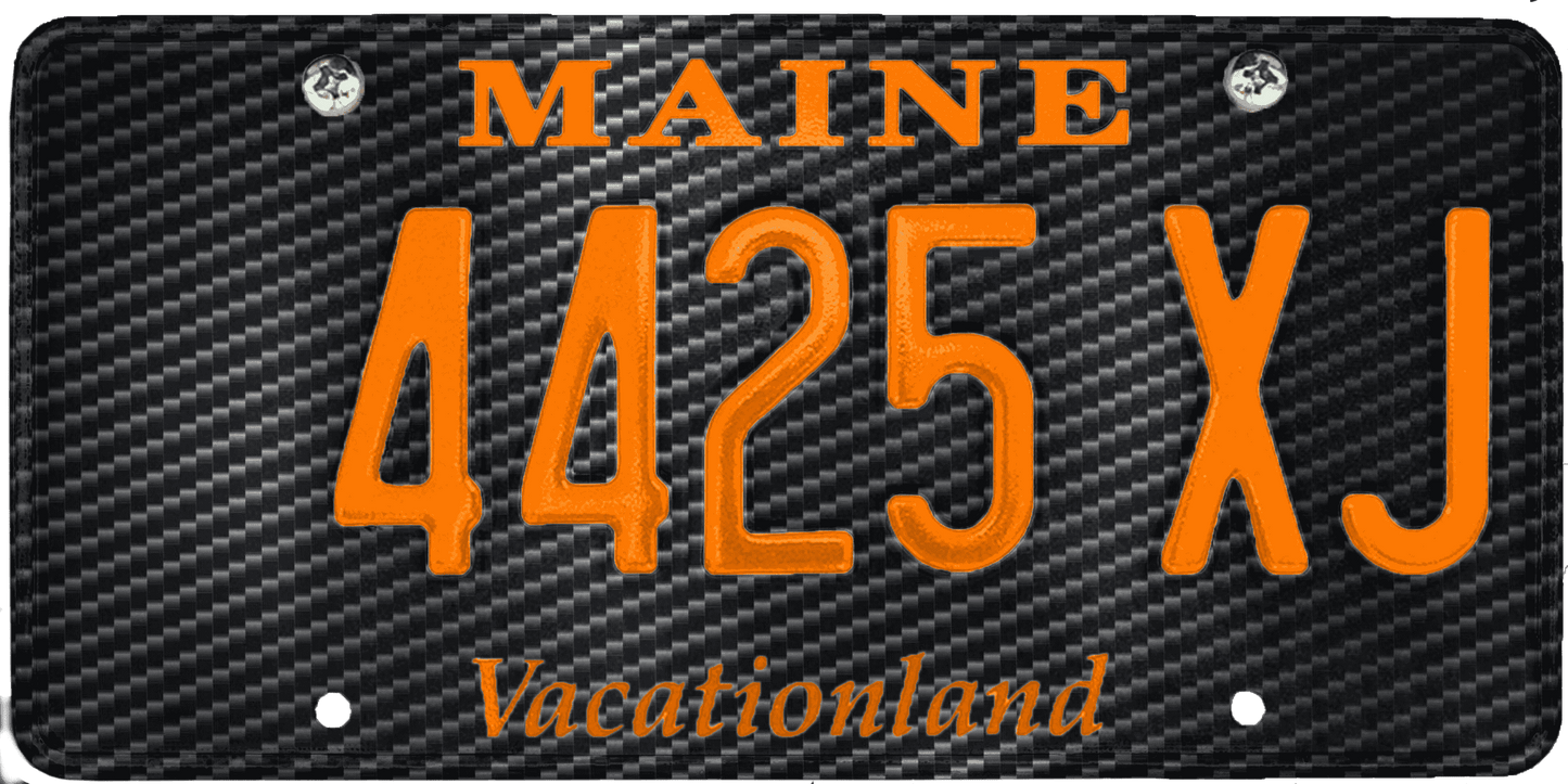 Maine License Plate Wrap Kit