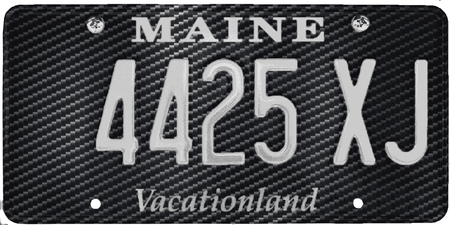 Maine License Plate Wrap Kit