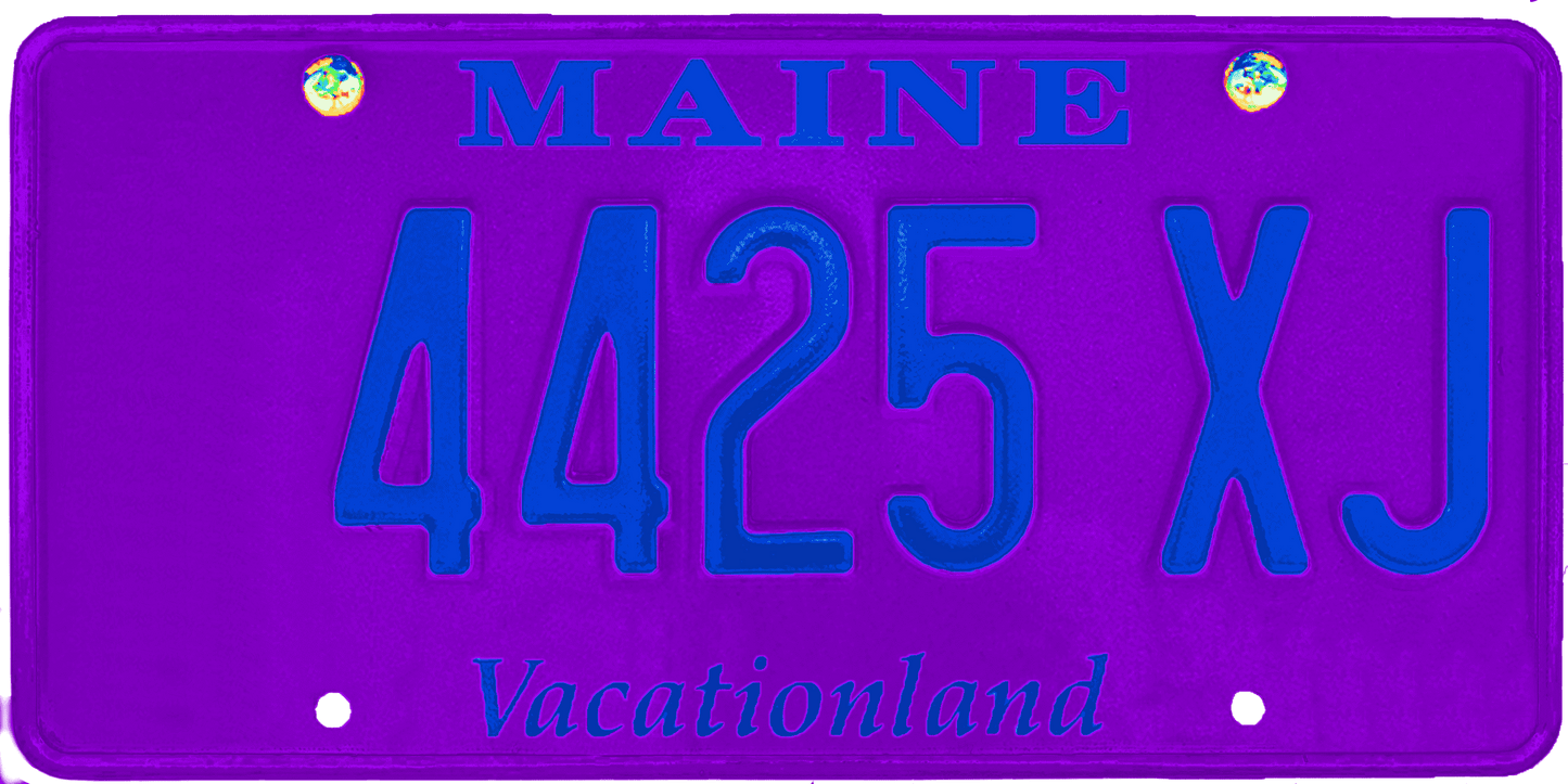 Maine License Plate Wrap Kit