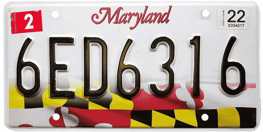 Maryland License Plate Wrap Kit