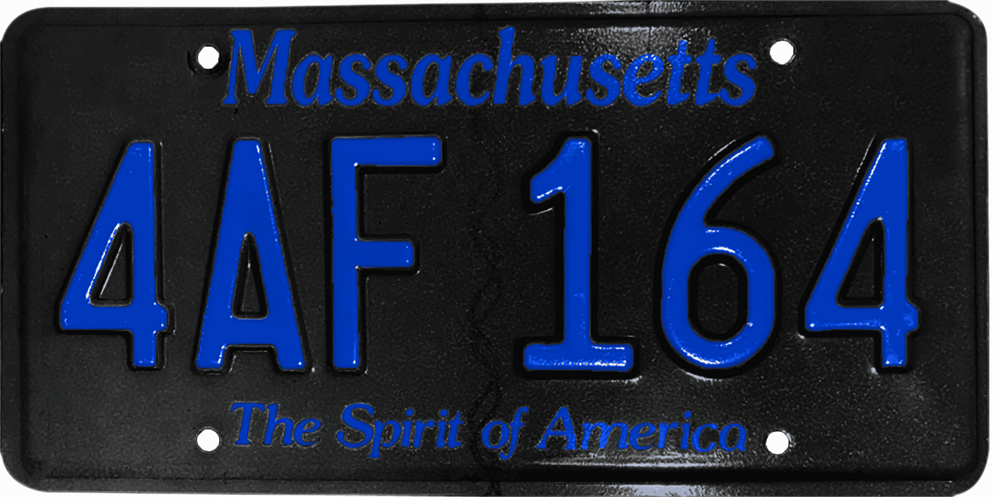 Massachusetts License Plate Wrap Kit