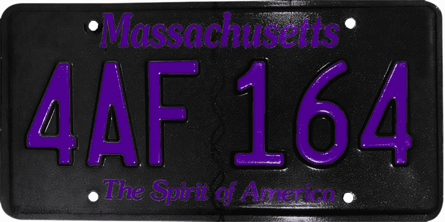 Massachusetts License Plate Wrap Kit