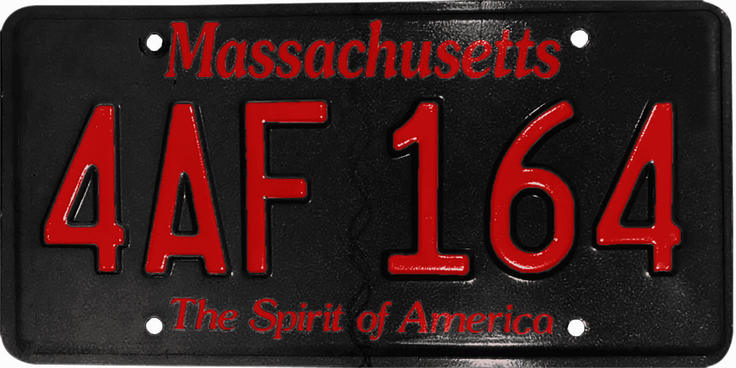 Massachusetts License Plate Wrap Kit