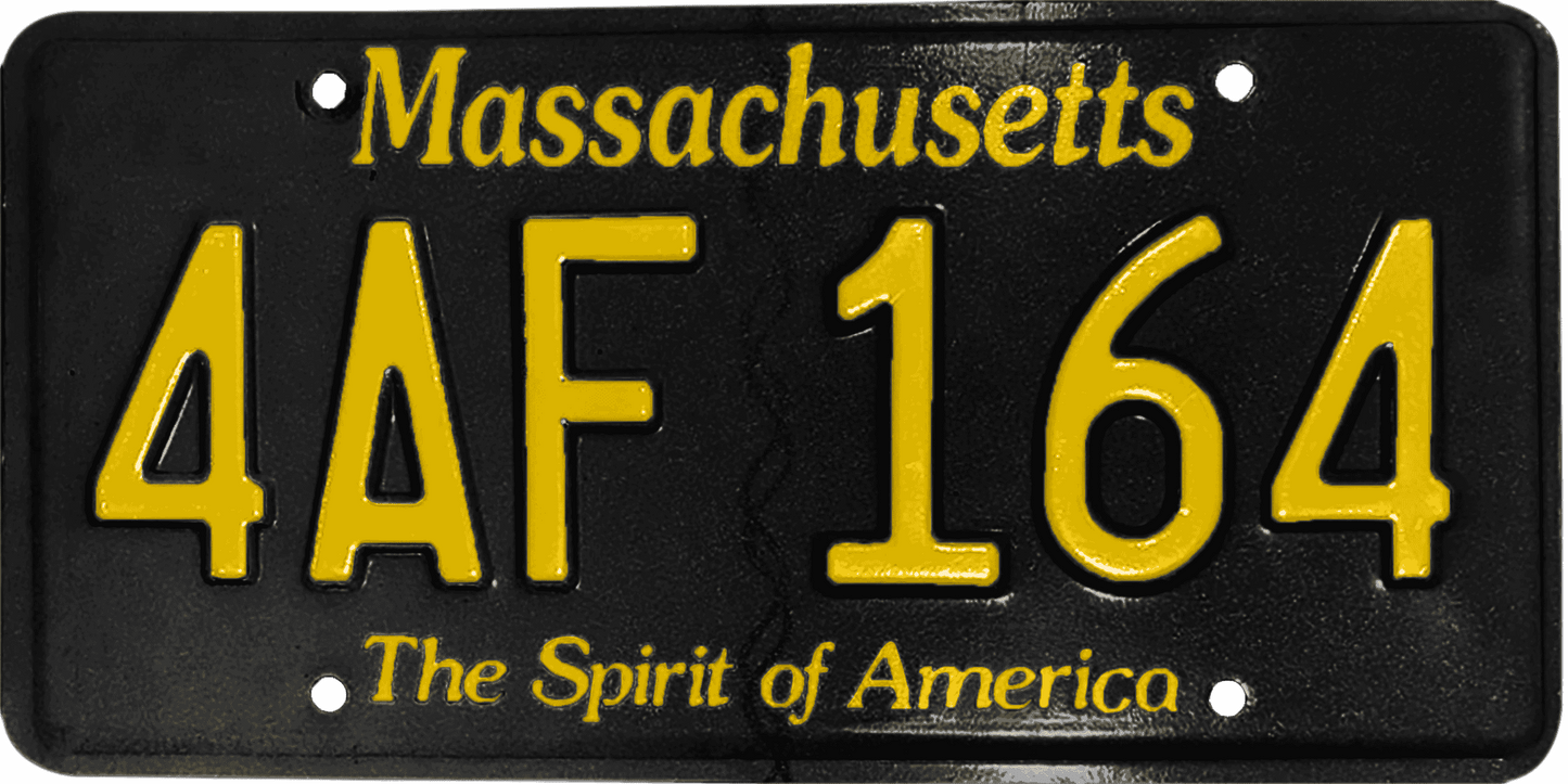 Massachusetts License Plate Wrap Kit