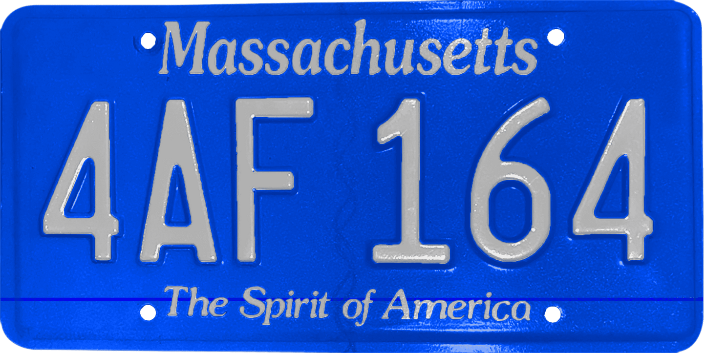 Massachusetts License Plate Wrap Kit