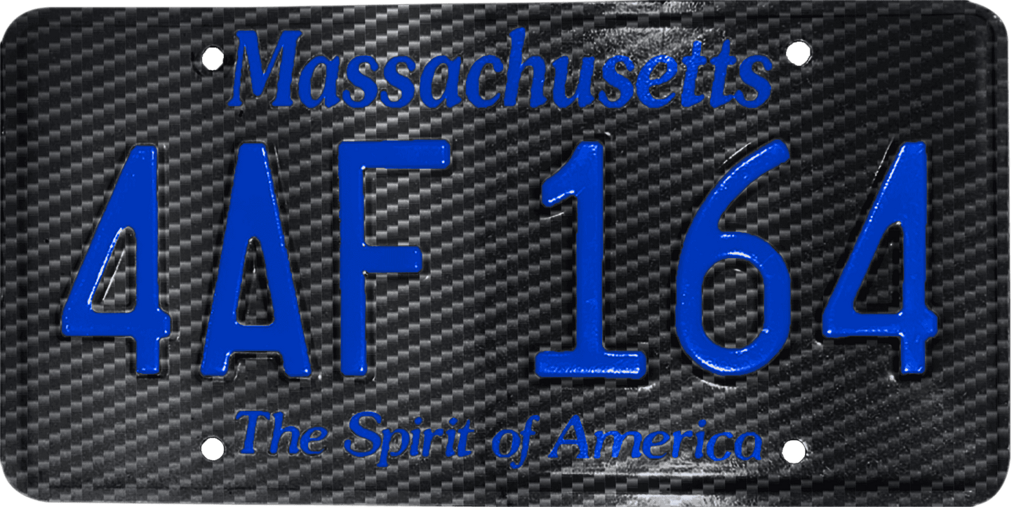 Massachusetts License Plate Wrap Kit