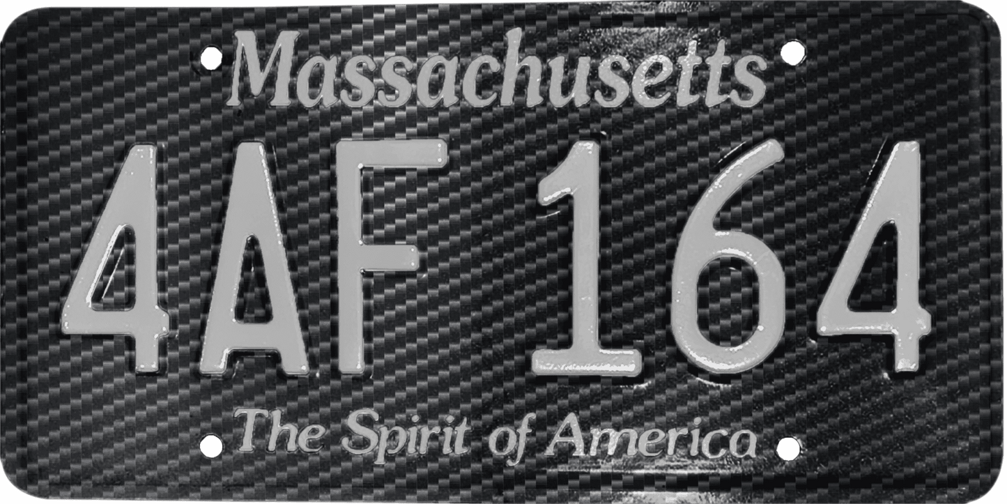 Massachusetts License Plate Wrap Kit