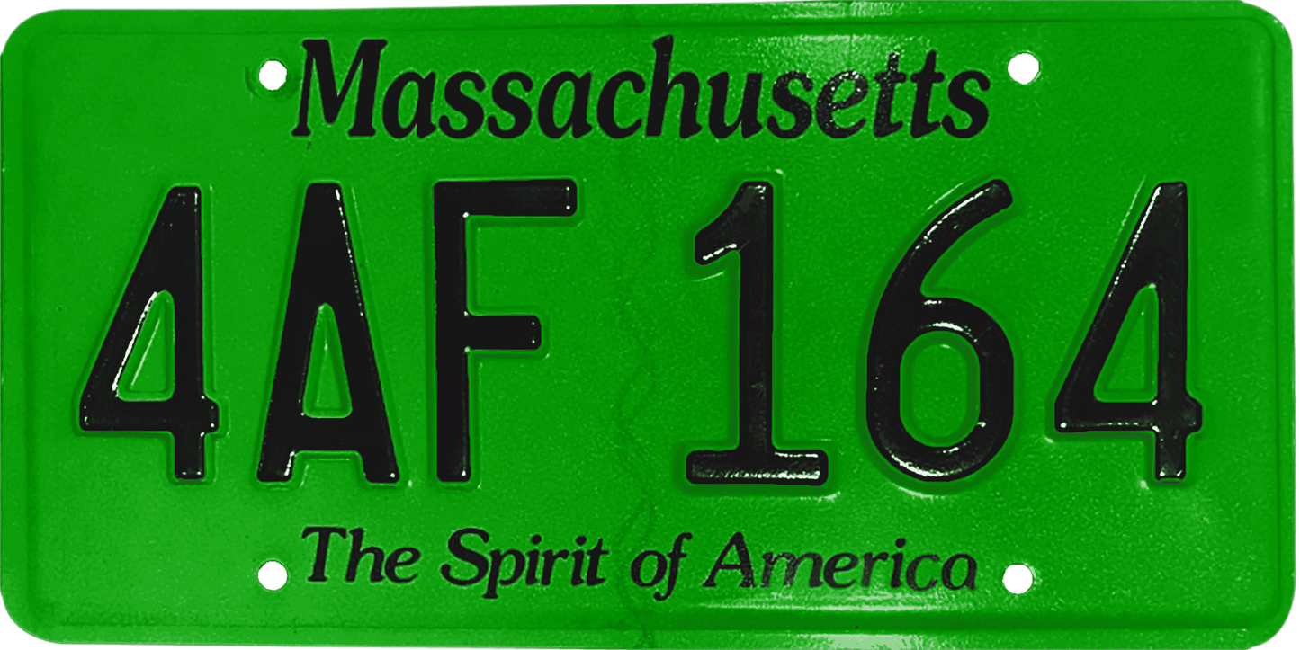 Massachusetts License Plate Wrap Kit