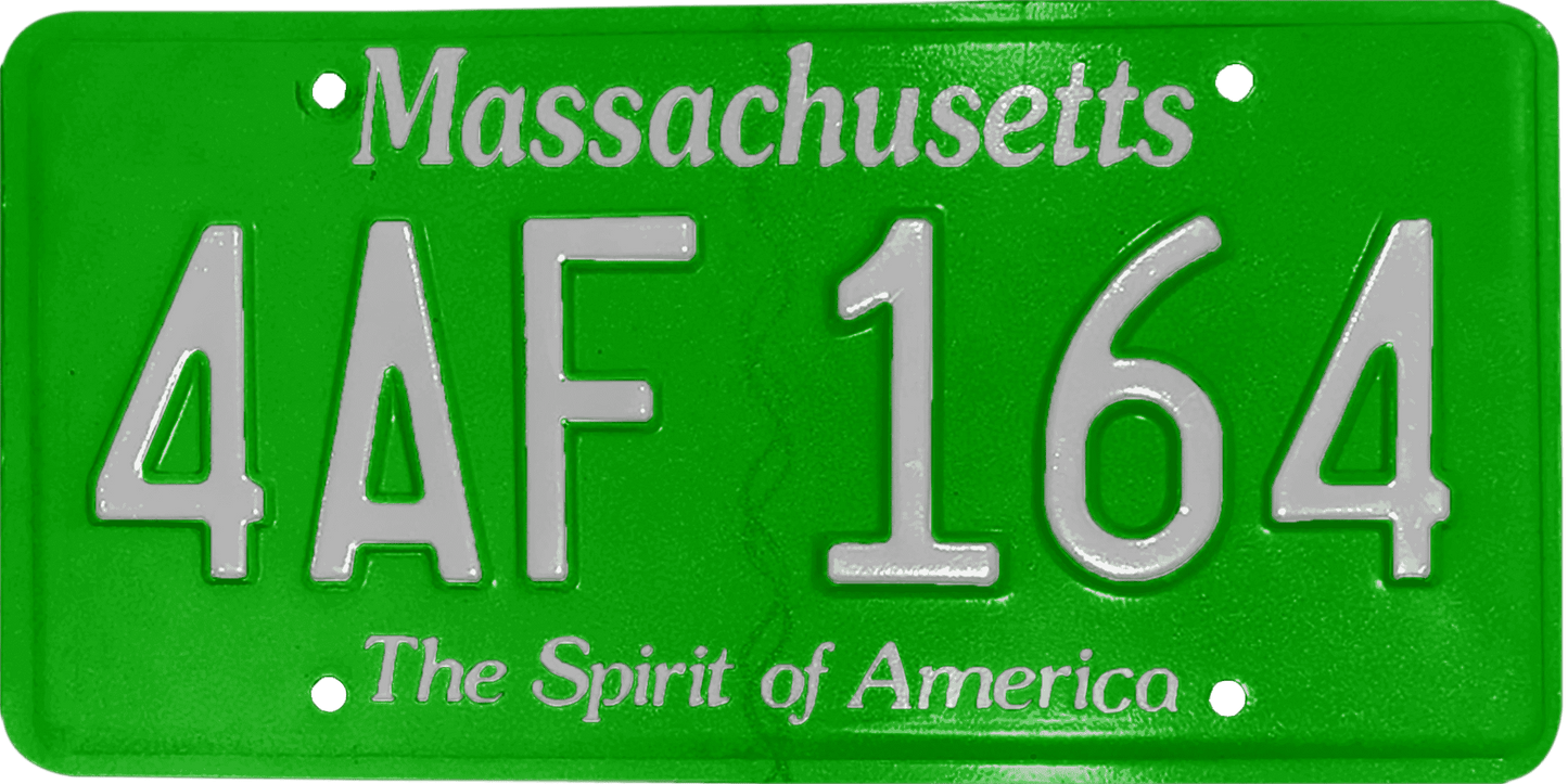 Massachusetts License Plate Wrap Kit