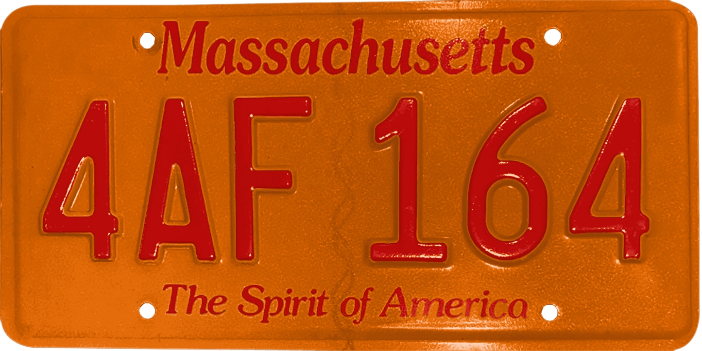 Massachusetts License Plate Wrap Kit