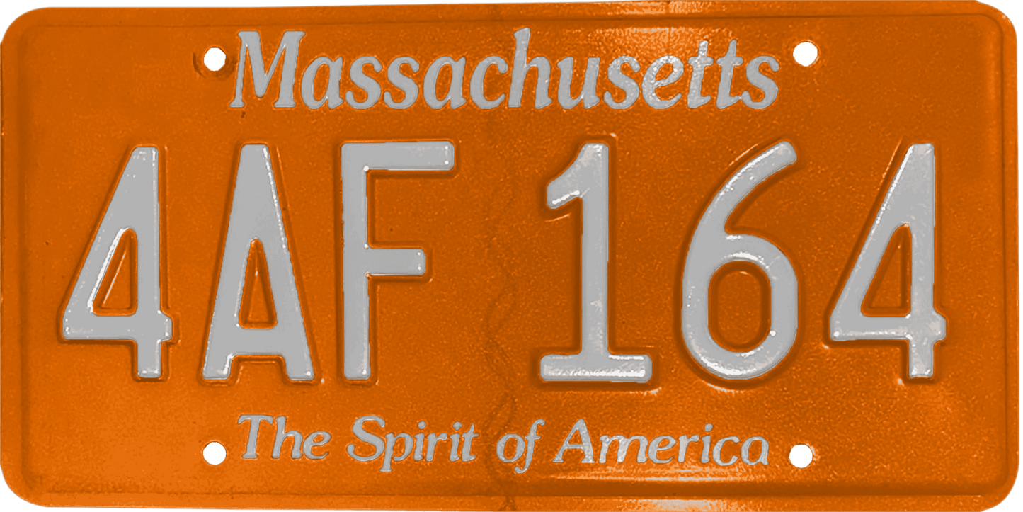 Massachusetts License Plate Wrap Kit