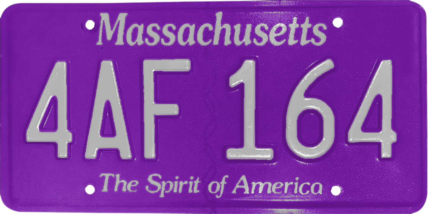 Massachusetts License Plate Wrap Kit