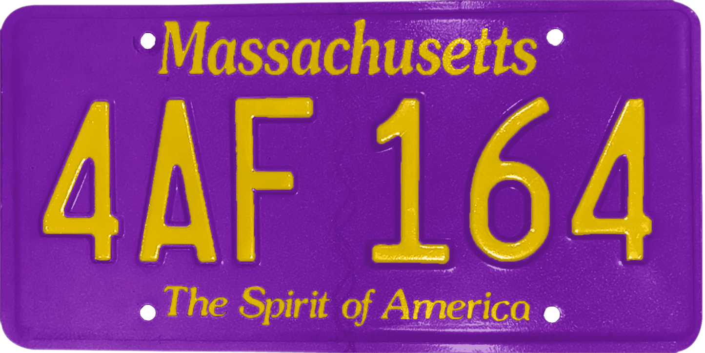 Massachusetts License Plate Wrap Kit