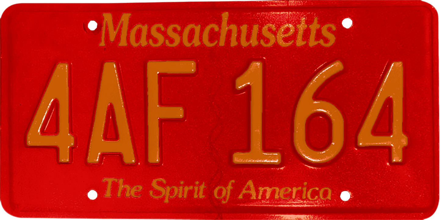 Massachusetts License Plate Wrap Kit