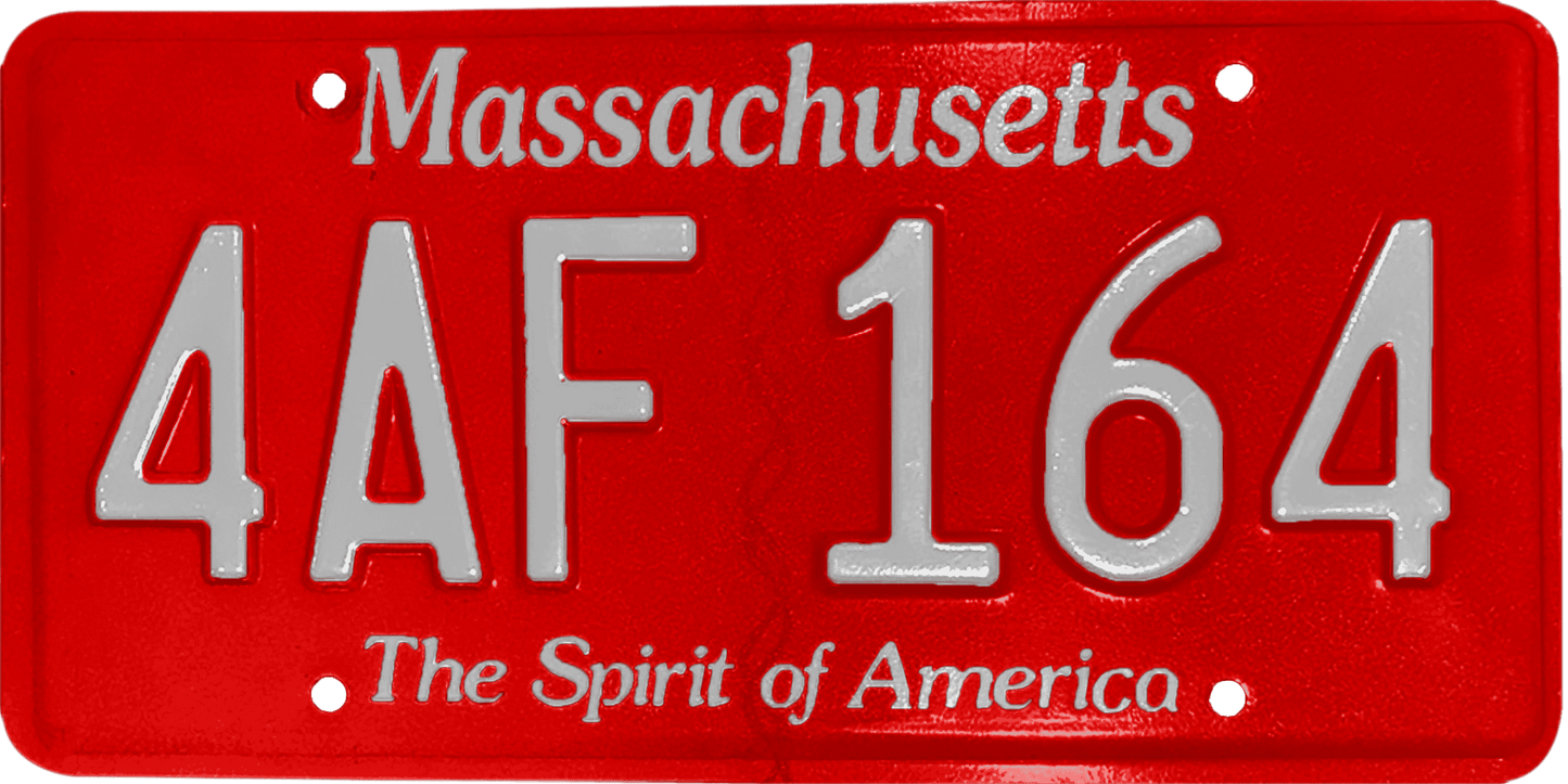 Massachusetts License Plate Wrap Kit