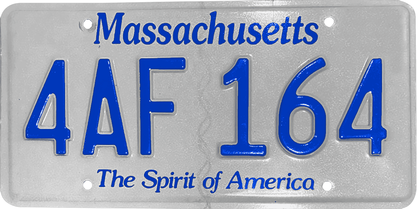 Massachusetts License Plate Wrap Kit