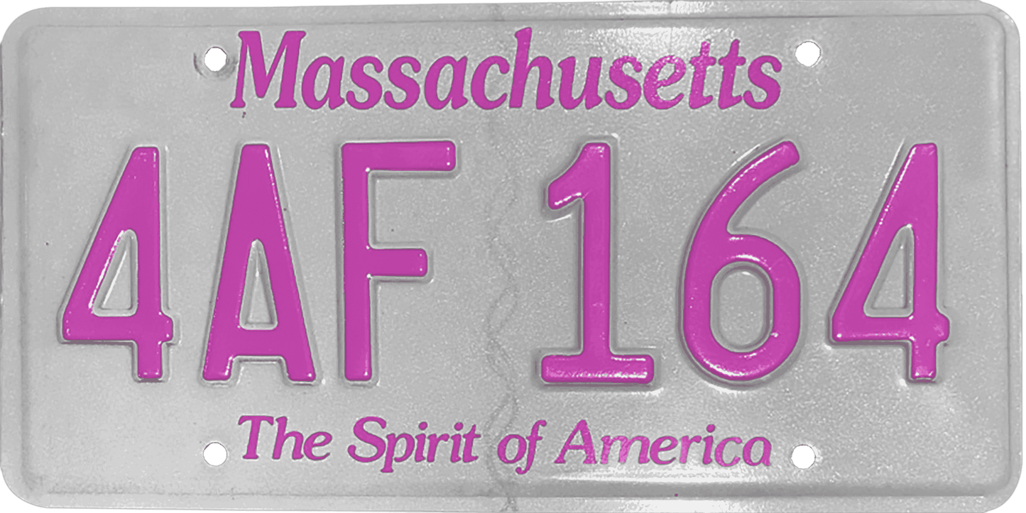 Massachusetts License Plate Wrap Kit